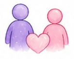 Family coaching support illustration
