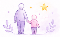 Parent coaching and family support illustration